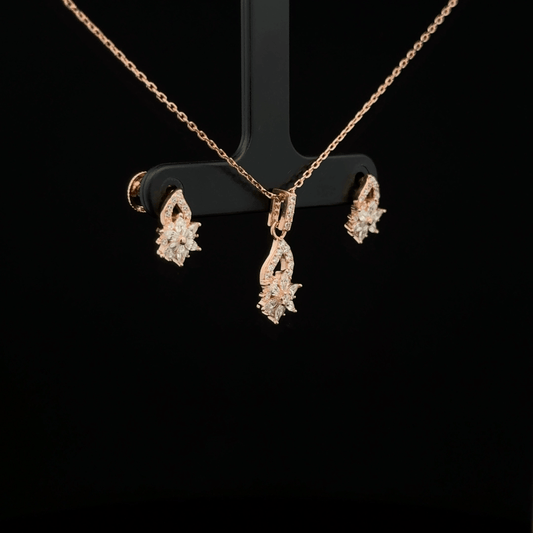 Mango Chain Pendant Earrings