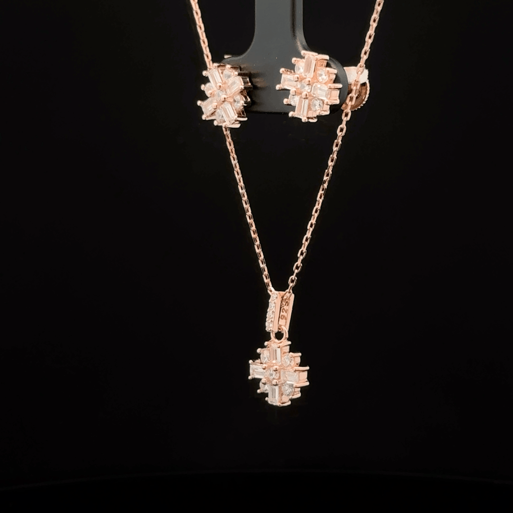 Star Chain Pendant Earring