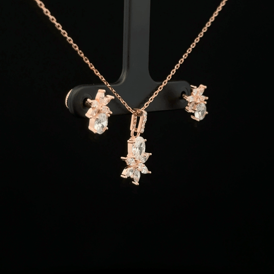 Star Chain Pendant Earrings