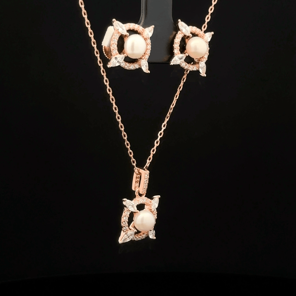 Circle Chain Pendant Earrings