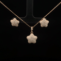 Star Chain Pendant Earrings