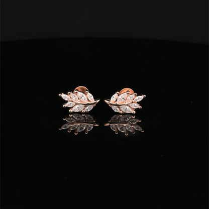 ROSEGOLD LEAF EARRING