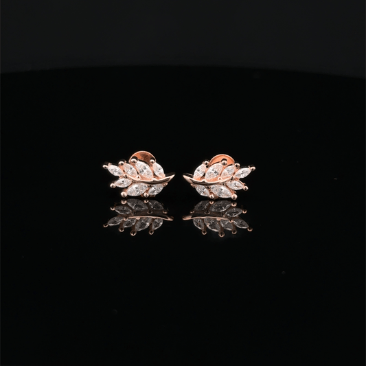 ROSEGOLD LEAF EARRING
