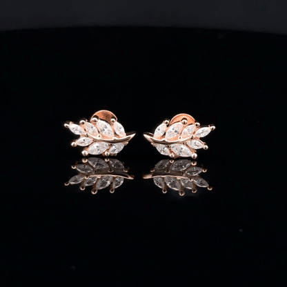 ROSEGOLD LEAF EARRING