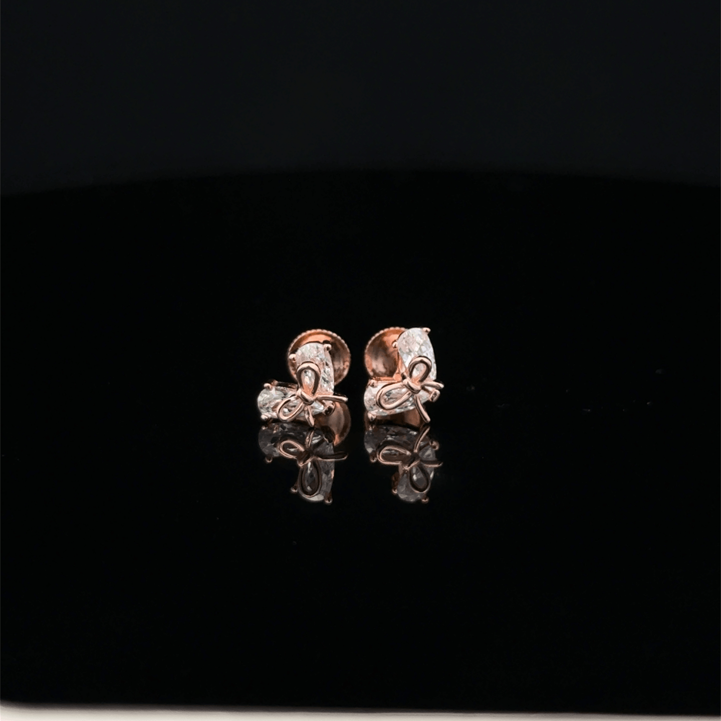 ROSEGOLD BOW EARRING