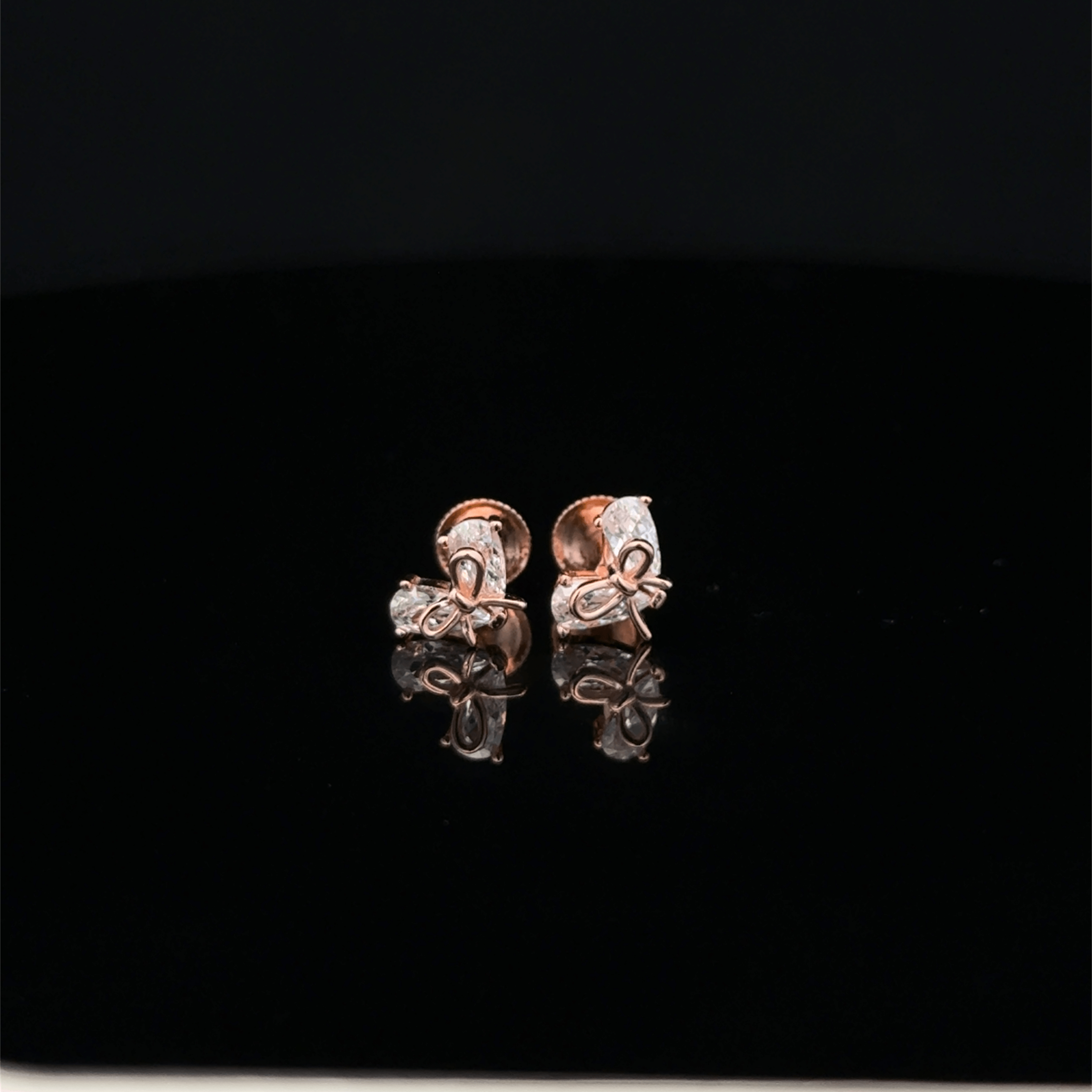ROSEGOLD BOW EARRING