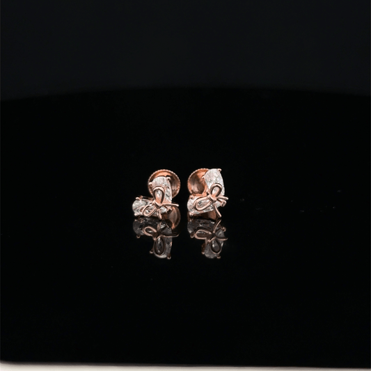 ROSEGOLD BOW EARRING