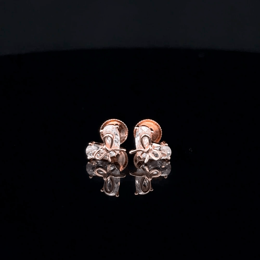 ROSEGOLD BOW EARRING