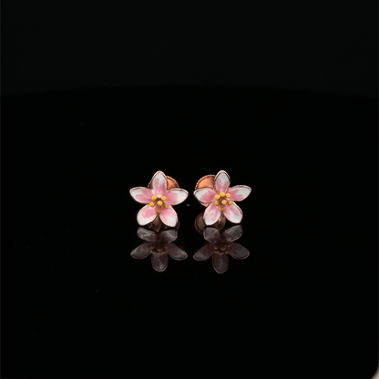 ROSEGOLD FLOWER EARRING