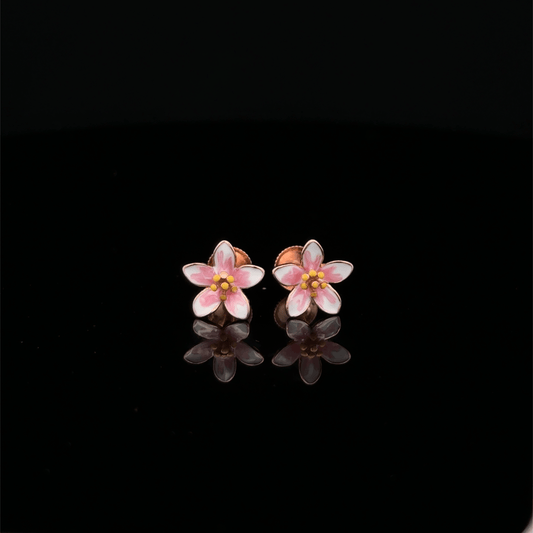 ROSEGOLD FLOWER EARRING