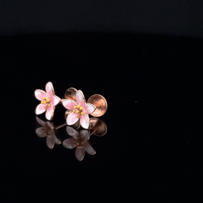 ROSEGOLD FLOWER EARRING