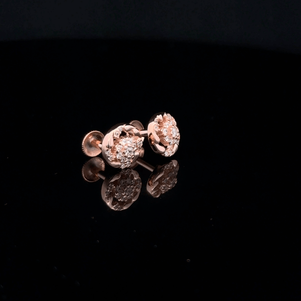 ROSEGOLD SPIRAL EARRING
