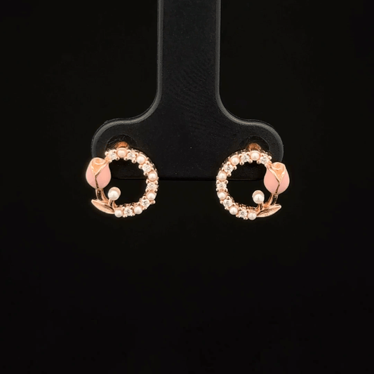 ROSEGOLD FLOWER EARRING