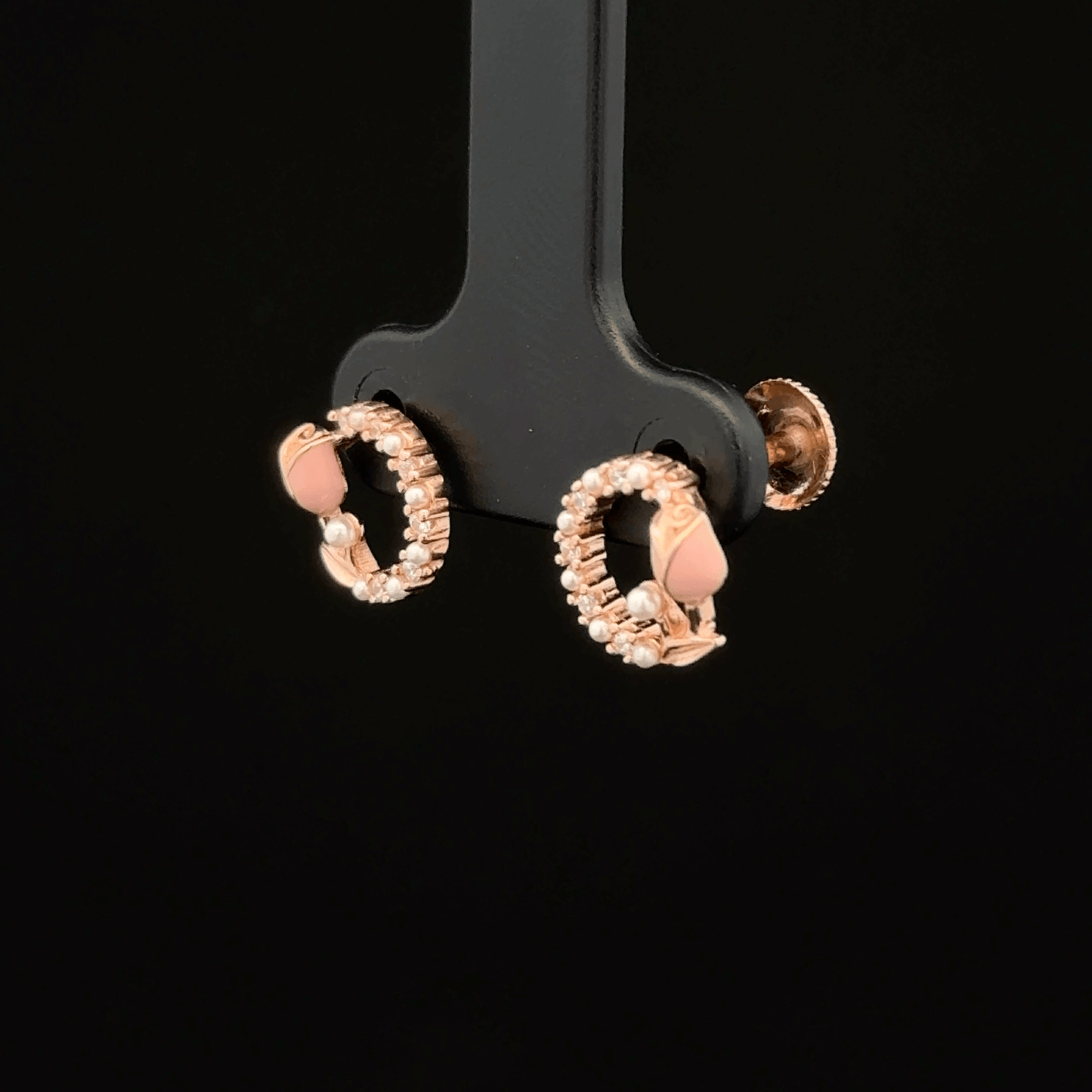 ROSEGOLD FLOWER EARRING