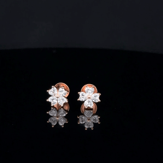 ROSEGOLD FLOWER EARRING