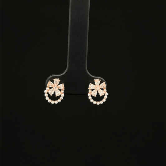 ROSEGOLD FLOWER EARRING