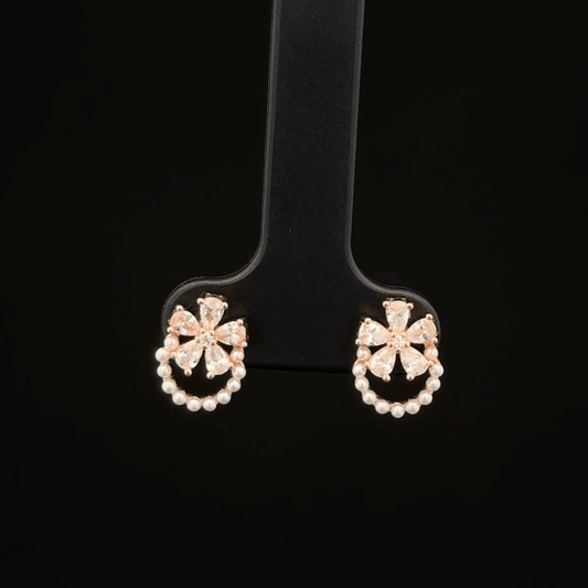 ROSEGOLD FLOWER EARRING