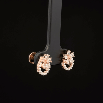 ROSEGOLD FLOWER EARRING