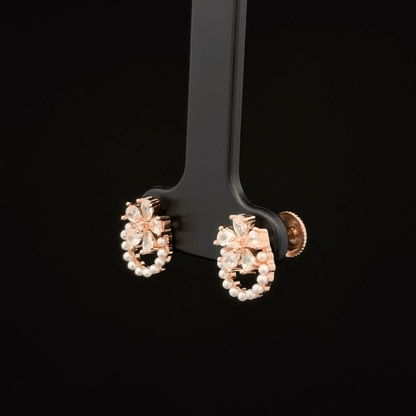 ROSEGOLD FLOWER EARRING