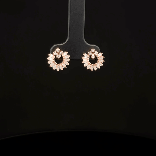 ROSEGOLD SUN EARRING