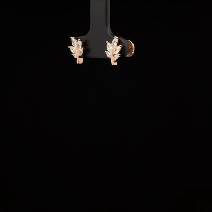 ROSEGOLD LEAF EARRING