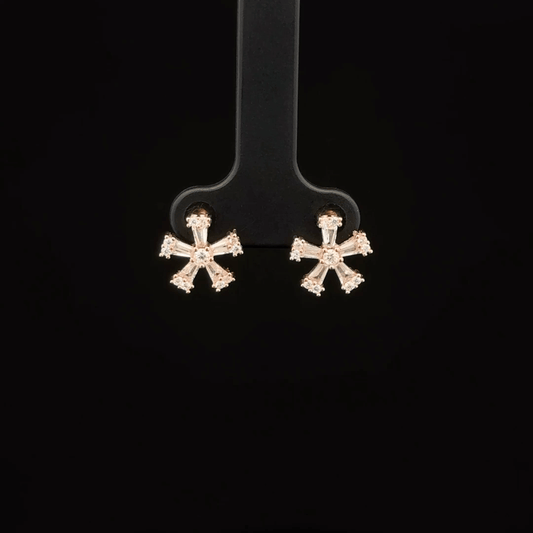 MULTISTONE ROSEGOLD EARRING