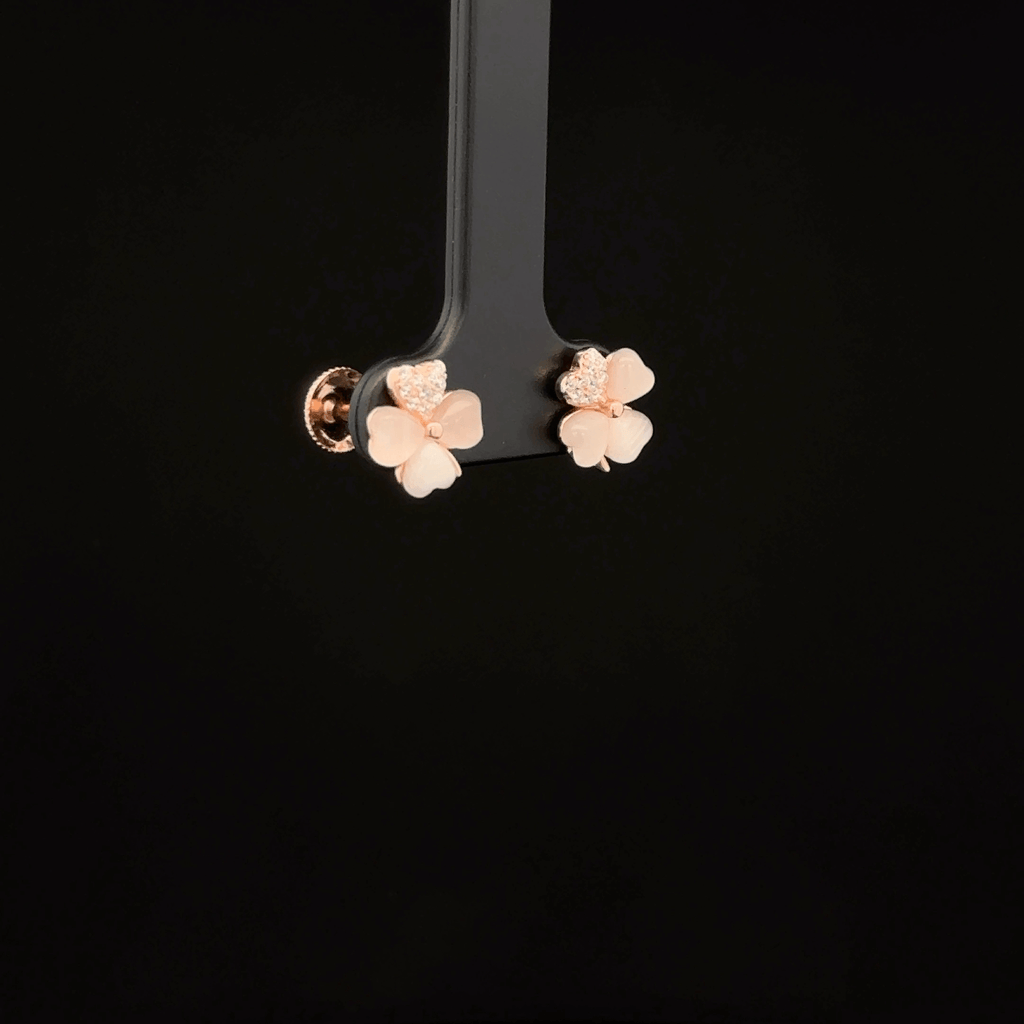 ROSEGOLD FLOWER EARRING