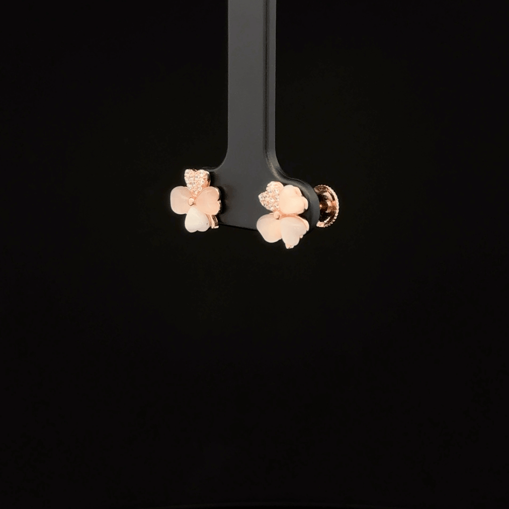 ROSEGOLD FLOWER EARRING