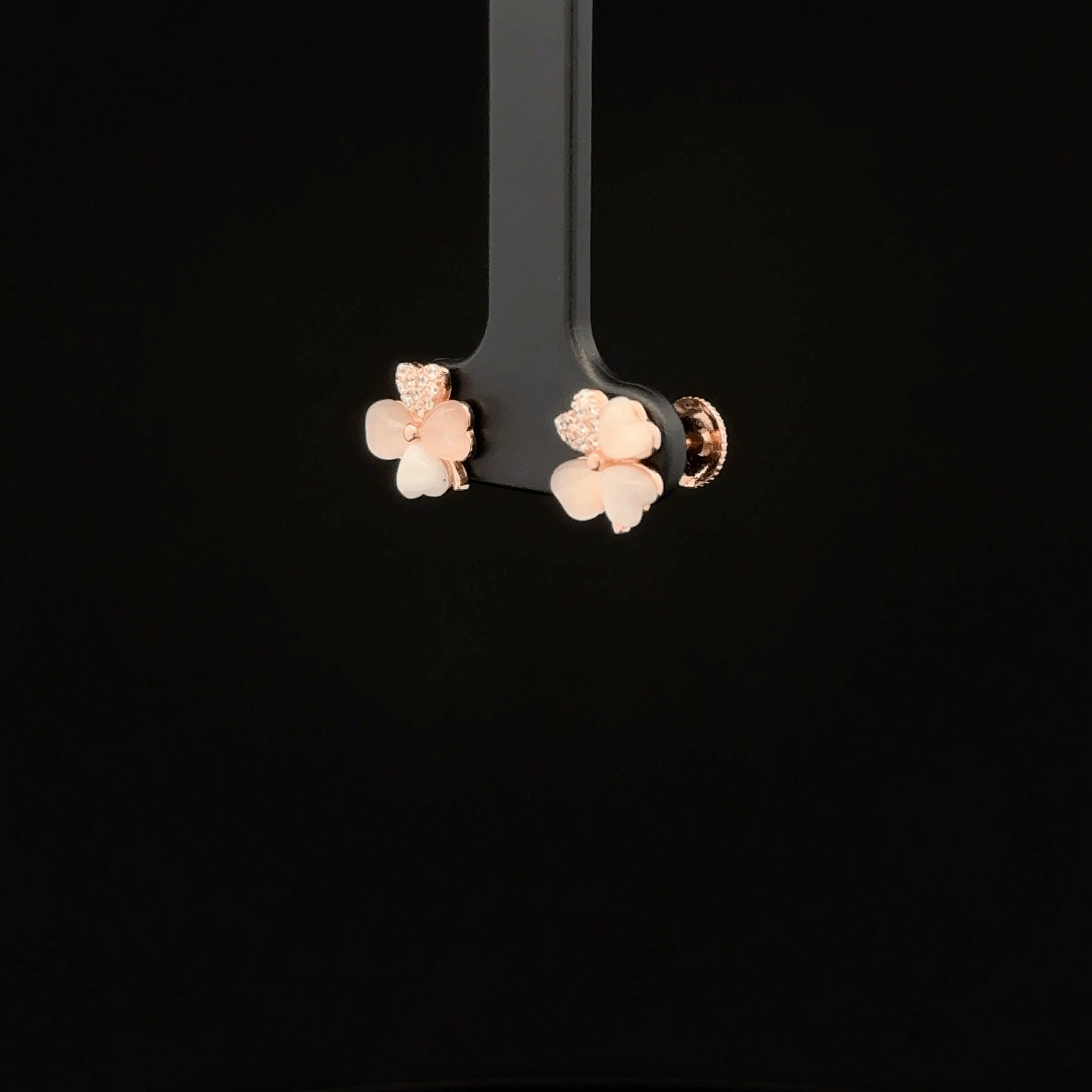 ROSEGOLD FLOWER EARRING