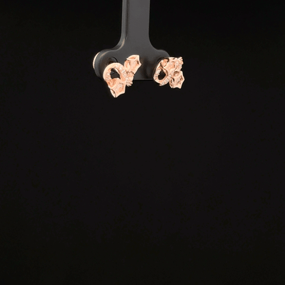 S STAR ROSEGOLD EARRING