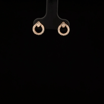ROSEGOLD CIRCLE EARRING