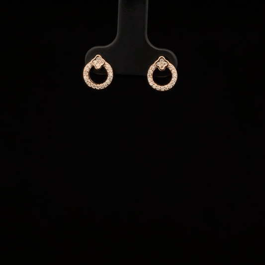 ROSEGOLD CIRCLE EARRING