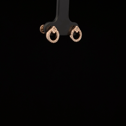 ROSEGOLD CIRCLE EARRING