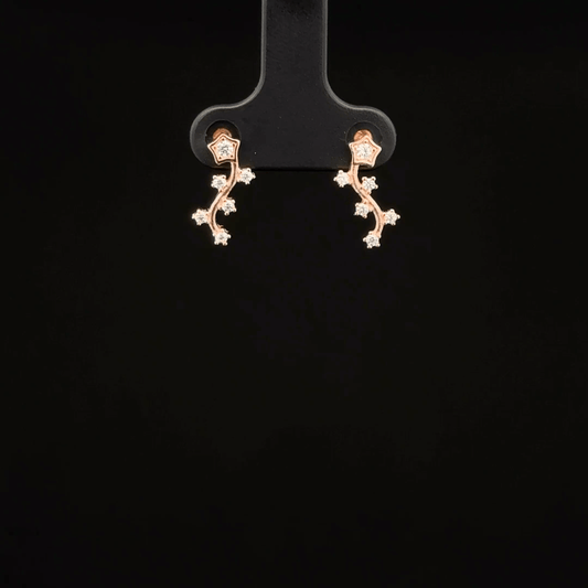 ROSEGOLD STAR EARRING