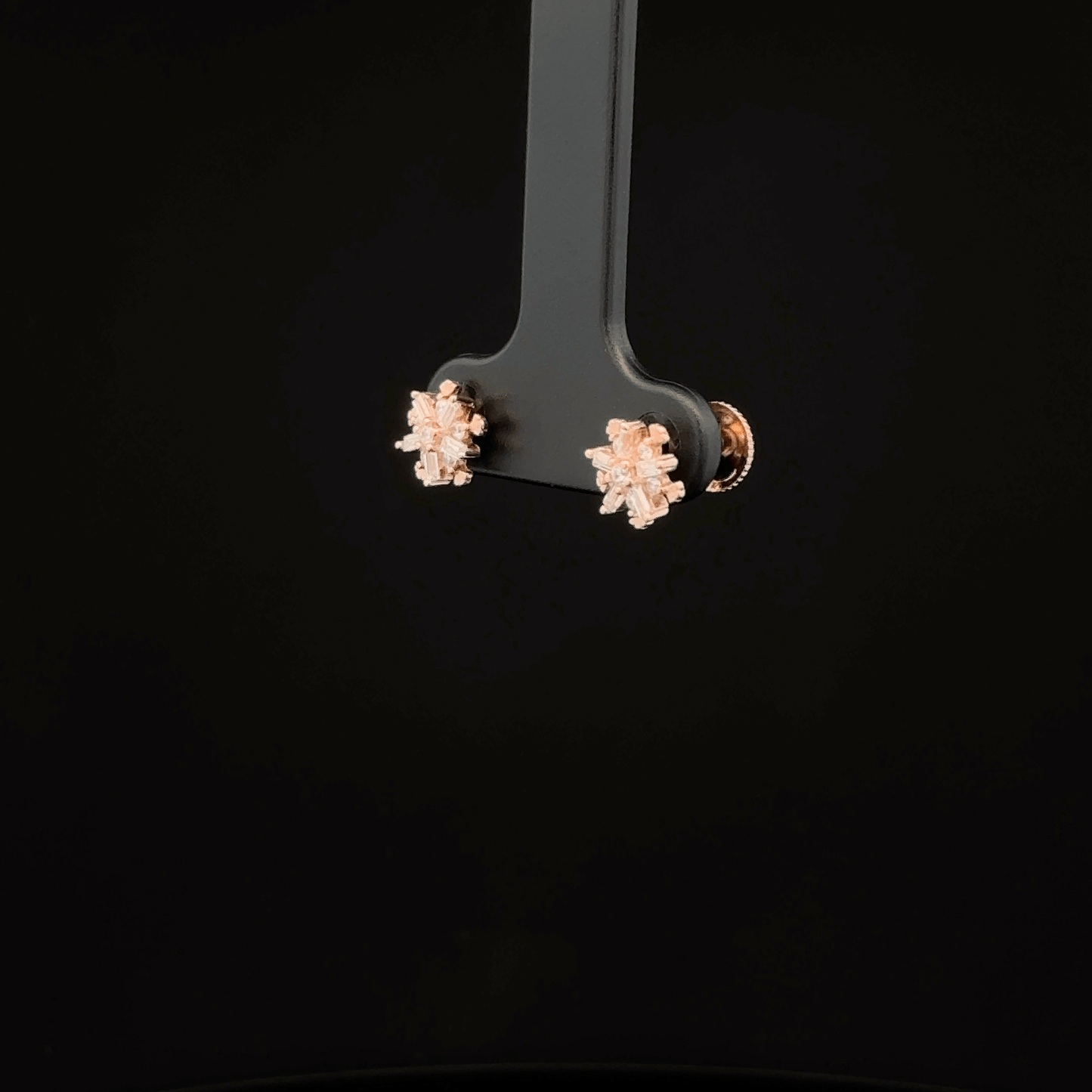 ROSEGOLD STONE EARRING