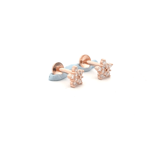 Rosegold Star Earring