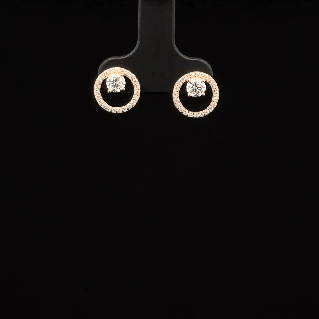 ROSEGOLD CIRCLE EARRING