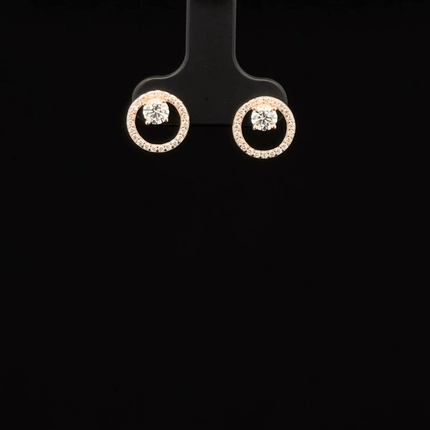 ROSEGOLD CIRCLE EARRING