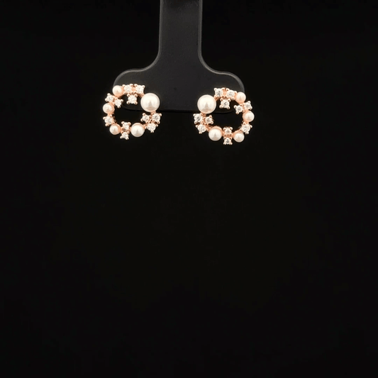 ROSEGOLD CIRCLE EARRING