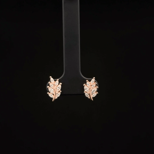 ROSEGOLD LEAF EARRING