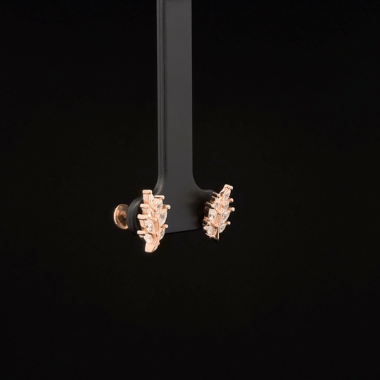 ROSEGOLD LEAF EARRING