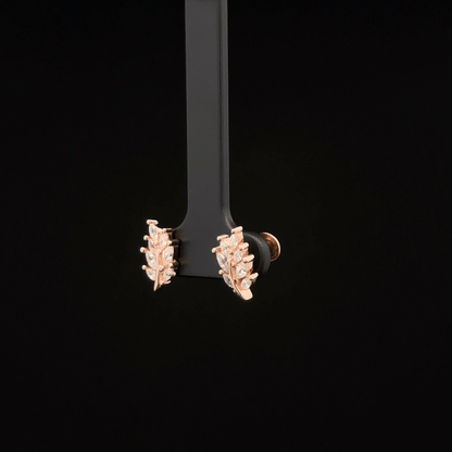 ROSEGOLD LEAF EARRING