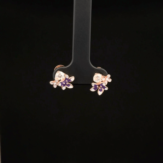 ROSEGOLD FLOWER EARRING