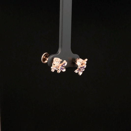 ROSEGOLD FLOWER EARRING