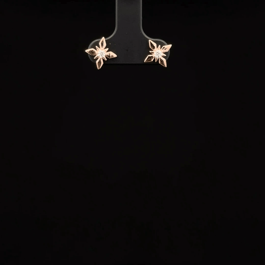 ROSEGOLD STAR EARRING