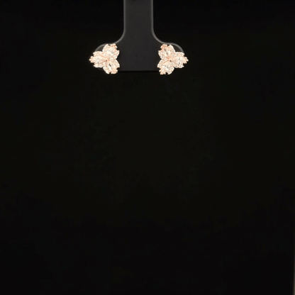 ROSEGOLD TRIANGLE EARRING