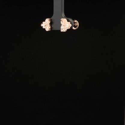 ROSEGOLD TRIANGLE EARRING