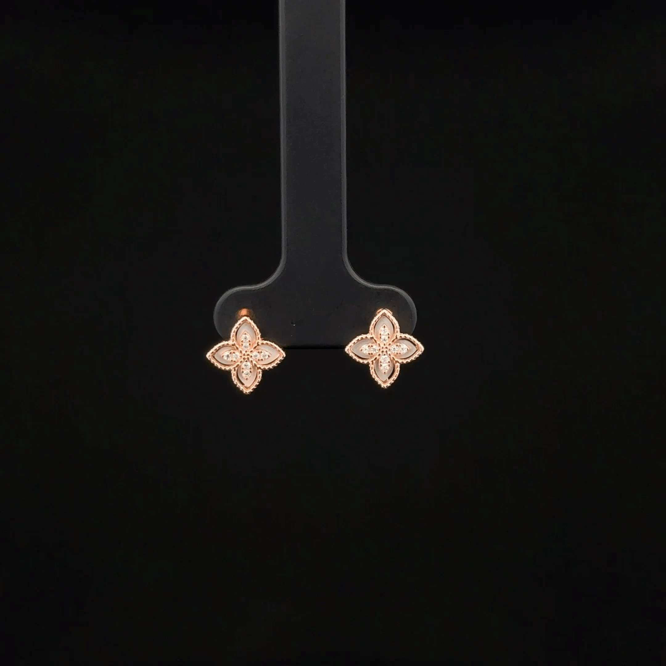 ROSEGOLD FLOWER EARRING