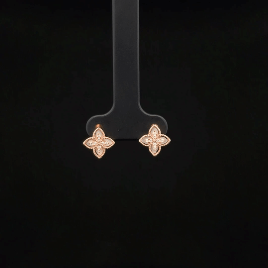 ROSEGOLD FLOWER EARRING