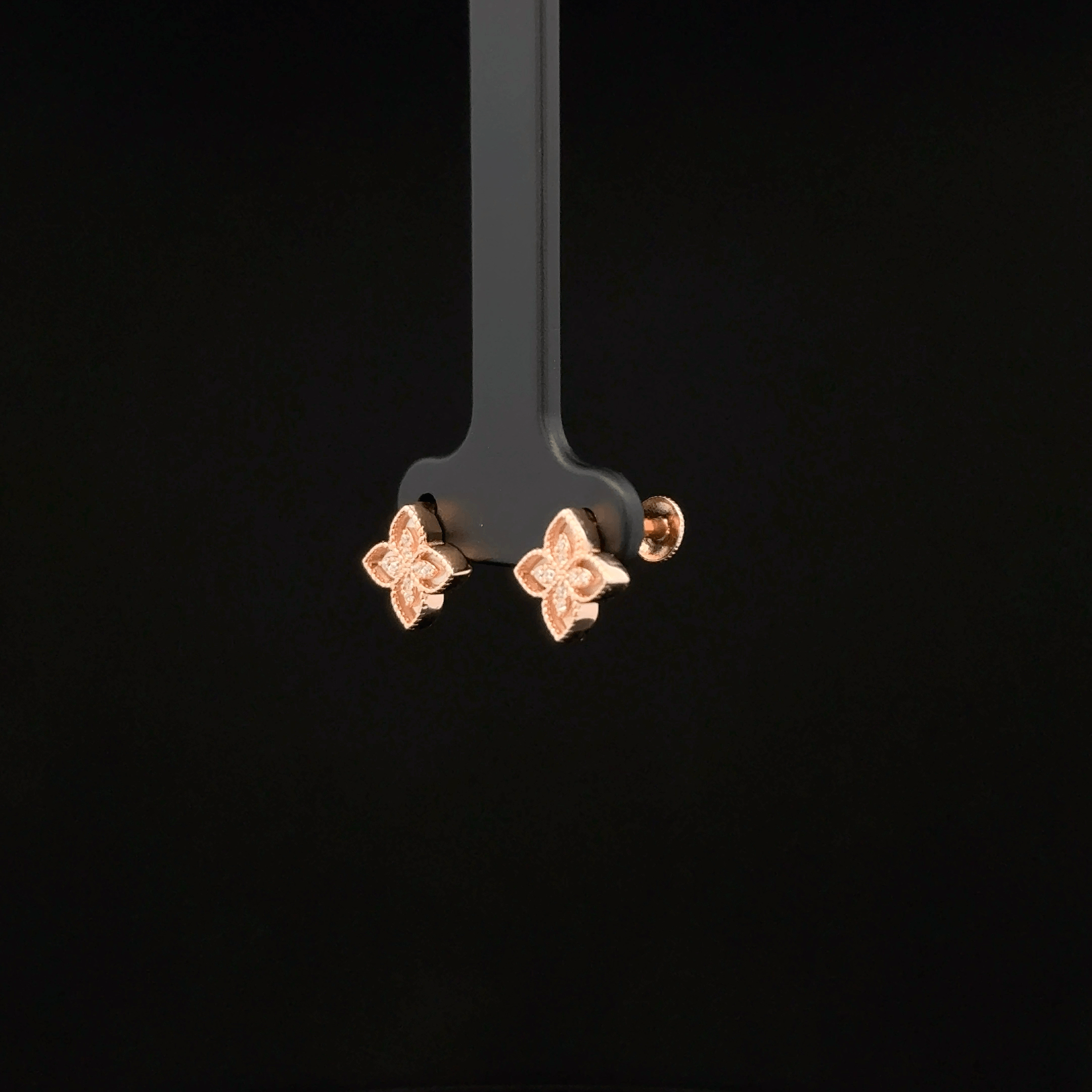 ROSEGOLD FLOWER EARRING